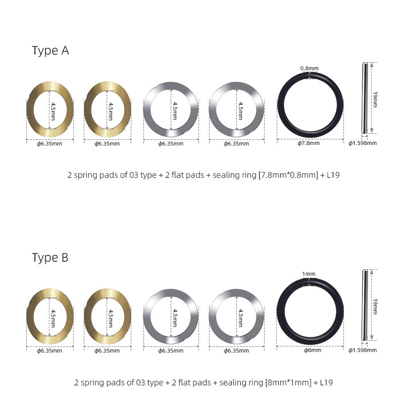 dental high-speed handpiece repair kit